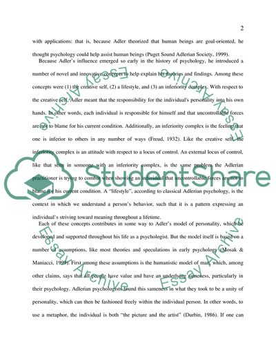 INDIVIDUAL PSYCHOLOGY