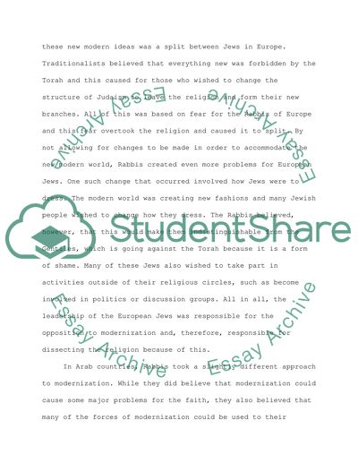 Modern Jewish History