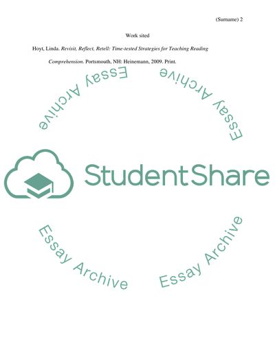 Reflective Essay on Time-Tested Strategies for Teaching Reading Comprehension