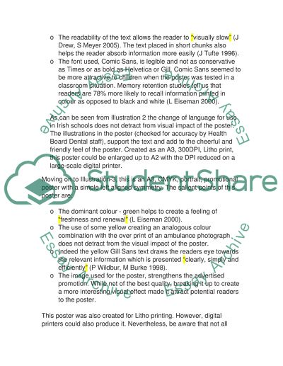 What Makes a Poster Good and Effective