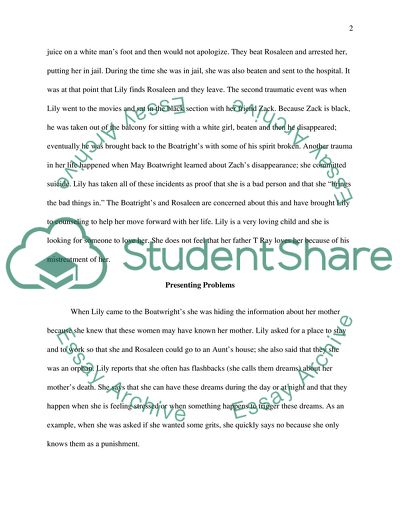 Lily in The Secret Life of Bees