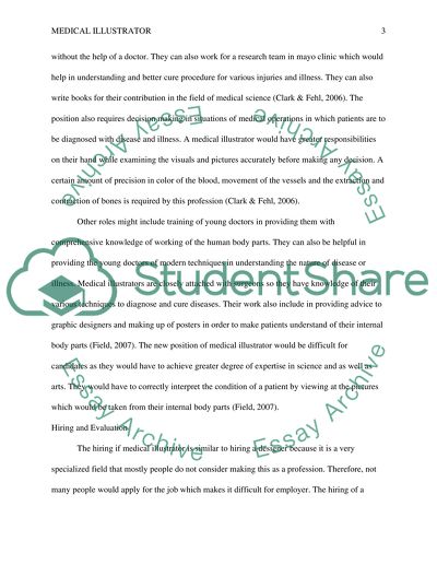 Medical Illustrator: A New Position for Mayo Clinic