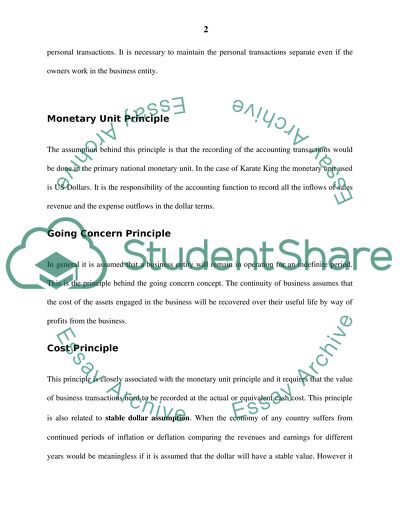 Karate King Letter to Mr. Johnnie Petro - Case Study