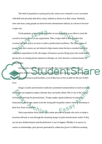 Influence of Culture on Values and Expectations in Ones Life