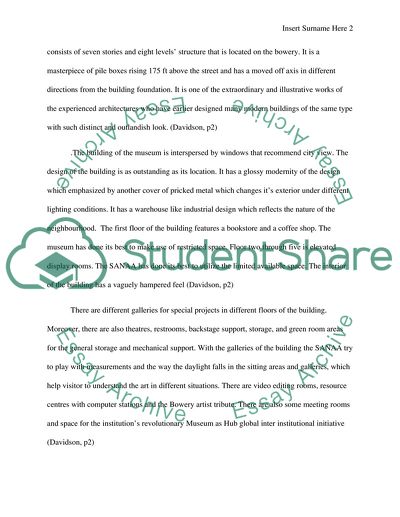 New Museum As A Centre Of Modern Culture