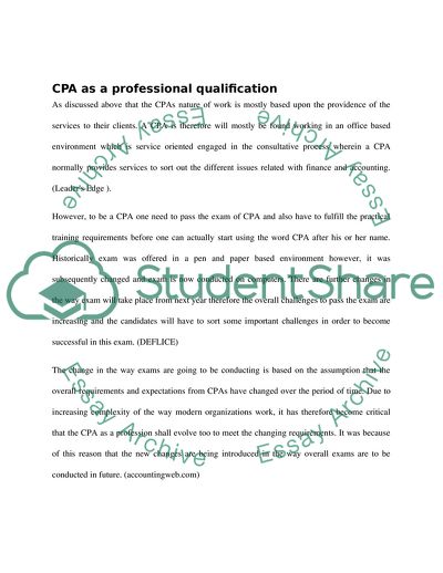 The Job Specifics of Certified Professional Accountants