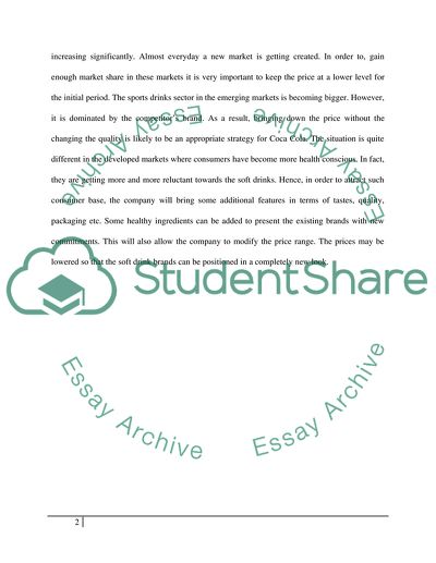 Pricing Strategy of Coca-Cola