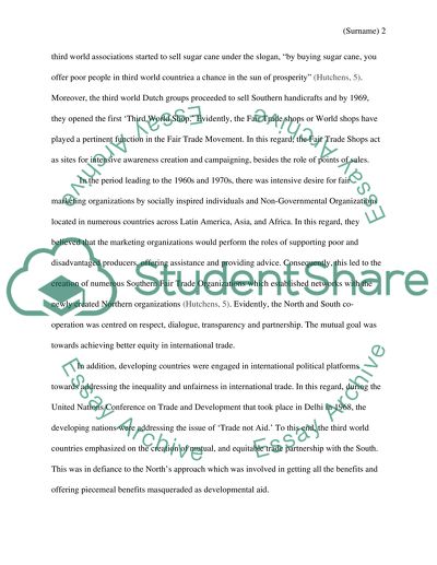 The Fair Trade Movement