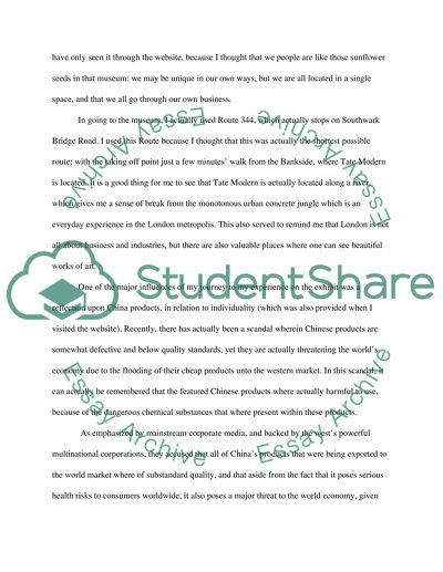 Sunflower Seeds 2010 by the Chinese Artist AI Weiwei