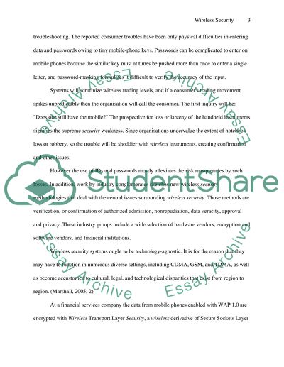 Wireless Security in Businesses