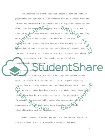 The Romantic Fantastic by Tobin Siebers