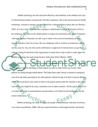 TECHNOLOGY AND YOUR FIELD OF STUDY