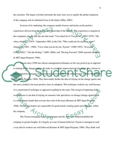 Engineering Management of Toyota Company