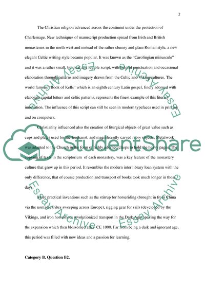 Prehistory to the Early Modern World