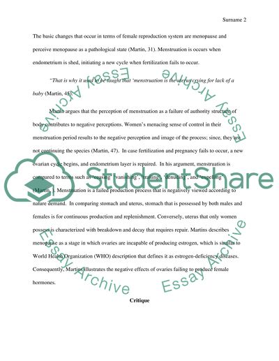 Menstruation Product Analysis