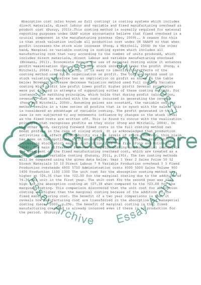 The Common Costing Methods