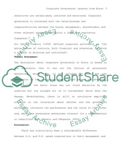 Corporate Governance Lab Report