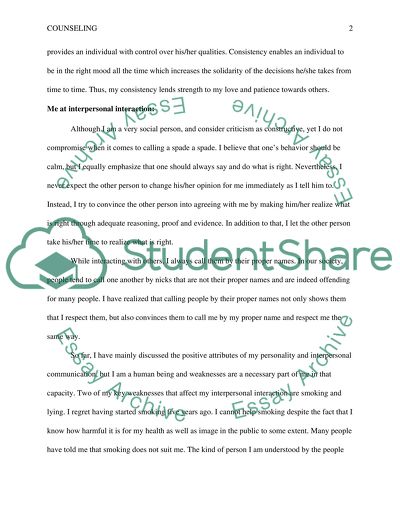 Analysis of My Professional Competence as a Psychotherapist