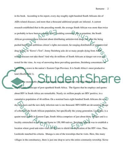 Africas AIDS Epidemic