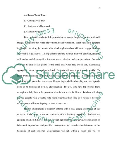 student misbehavior essay