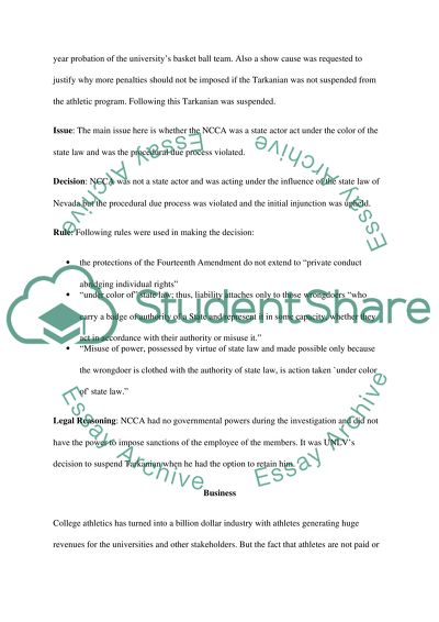 National Collegiate Athletic Association