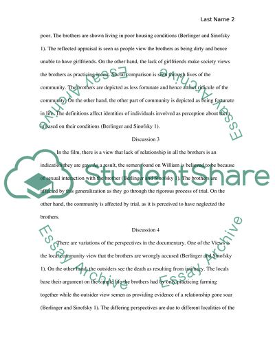 The Accusation in the Film of Delbert