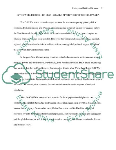 The Cold War Was a Revolutionary Experience