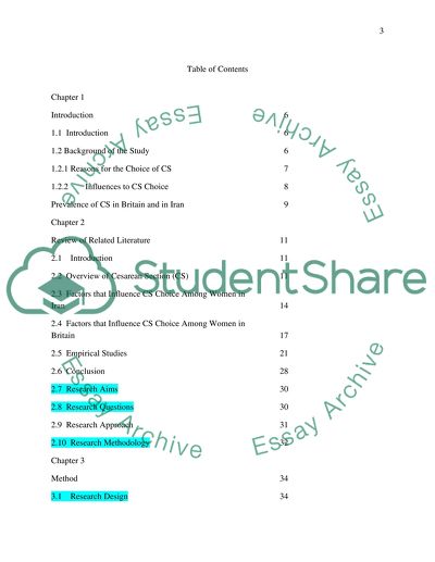 Iranian and British Womens Attitudes towards Cesarean Delivery