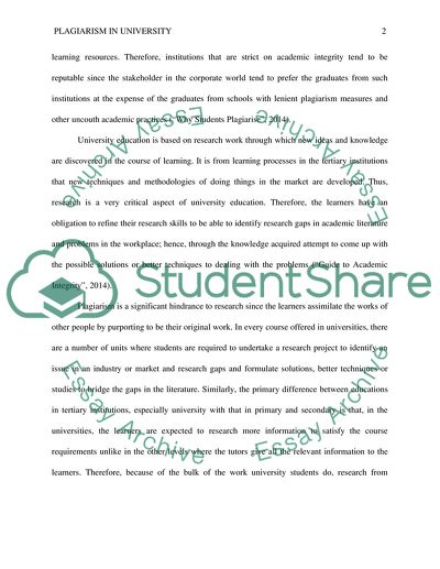 How Plagiarism Impacts the Universities