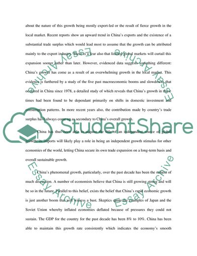 Does the Rise of China Signal a Permanent Shift or Is It a Short-Term Phenomenon