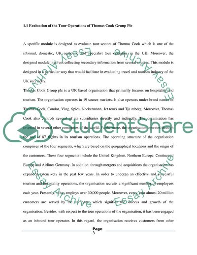 Tour Operations Management