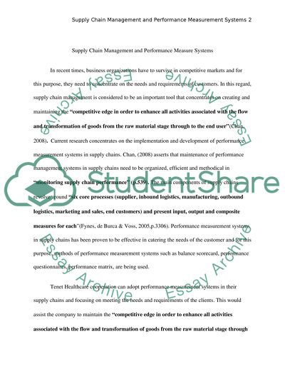 Supply Chain Management System