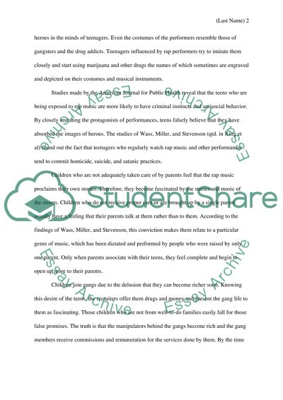 Upsurge in Gang Recruitment among Children