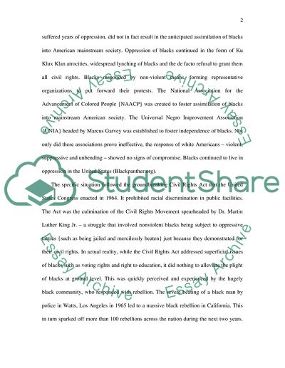 The Black Panther Party