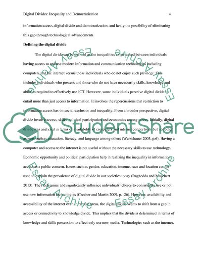 Digital Divides: Inequality and Democratization