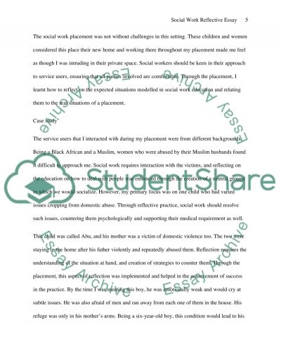 social skills reflective essay