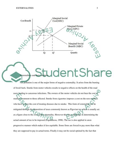 Externalities