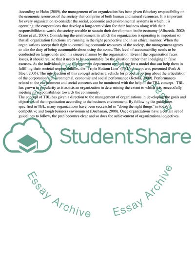 The Concept of Corporate Social Responsibility