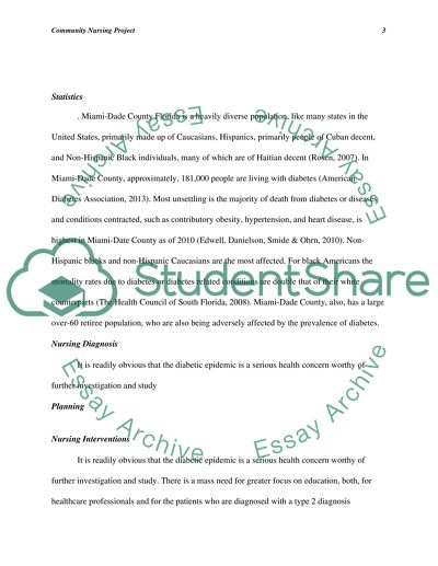 Type 2 Diabetes Epidemic in Miami-Dade County