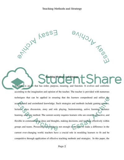 Expanding our Teaching Effectiveness