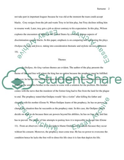 Oedipus the king by Sophocles by August Wilson