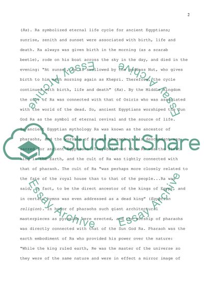 The Religion of Ancient Egypt