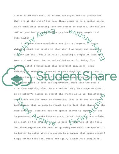 Work Place - place you hate and love