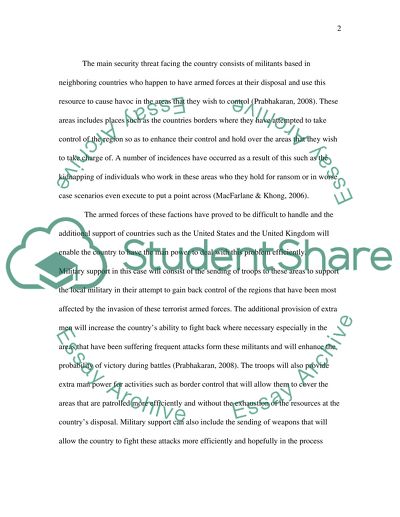 Security Solutions for Kenya