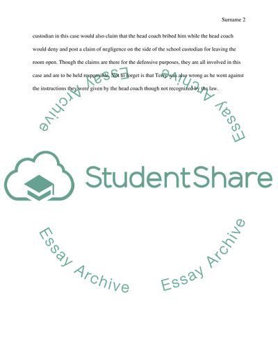 Discussion problem for legal claim