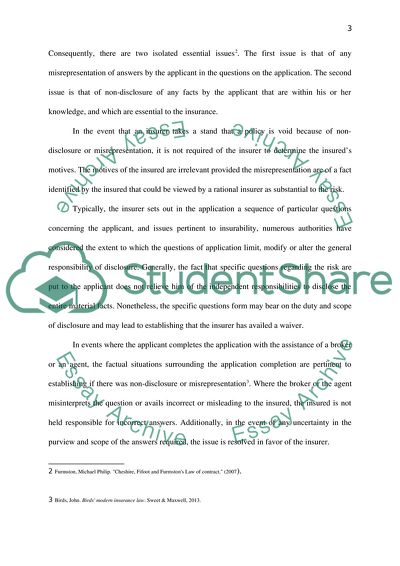 Analysis of the Insurance Law