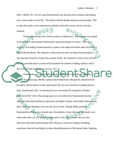 Frankenstein by Mary Shelley