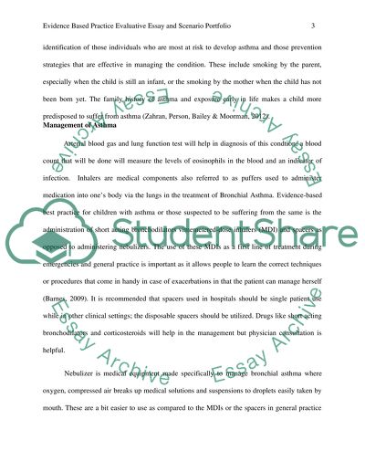 Recommendations For Diagnosis, Treatment, And Management Of Asthma