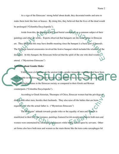 The Etruscan Civilization