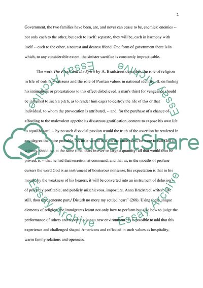 The Flesh and the Spirit in American Literature